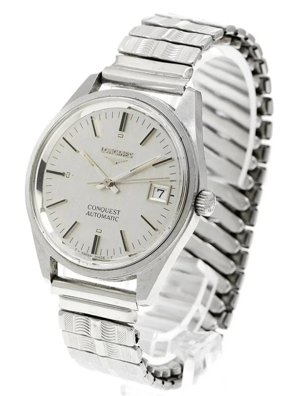 LONGINES Conquest 1570.4 633 Date cal.L633.1 Silver Dial Automatic Men's_960242